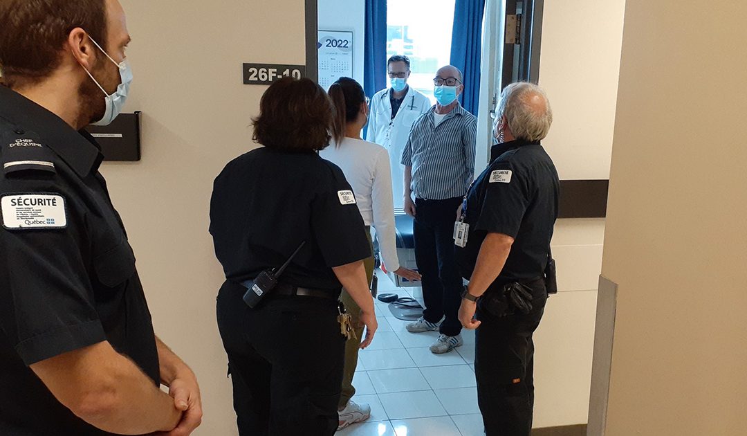 Une simulation clinique pour mieux réagir aux situations de violence