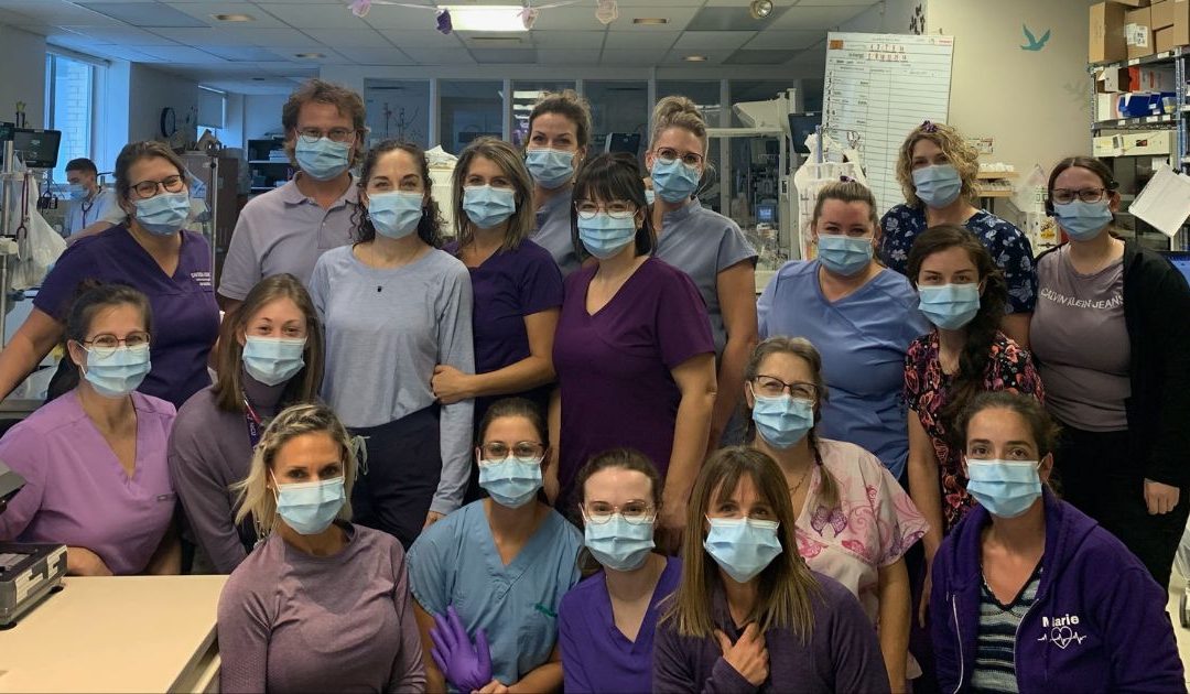 Une journée en mauve pour la prématurité