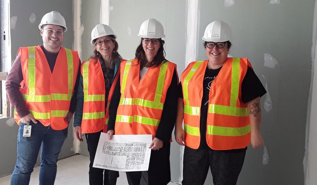 Première visite du chantier du Centre mère-enfant et urgence (CMEU)