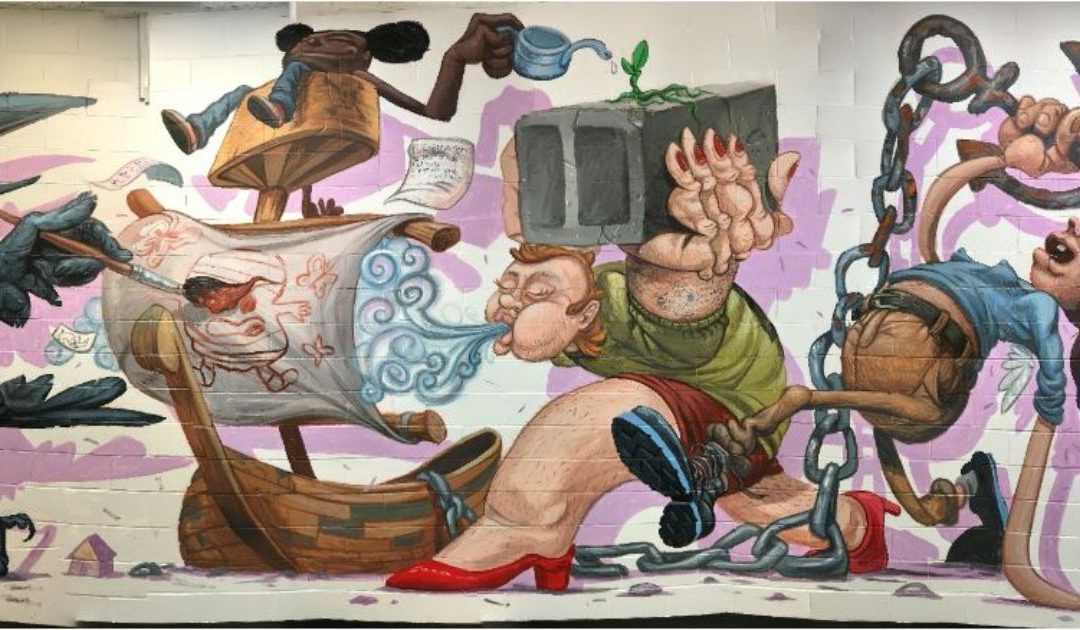 Parcours d’entraide imagé à Val-du-Lac