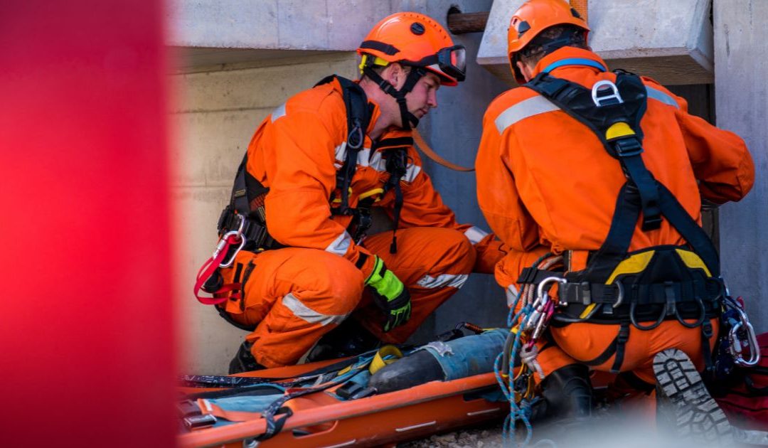 Des simulations de sauvetage en espace clos