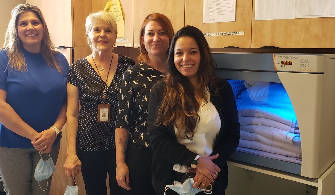 Des chauffe-couvertures pour le confort des aînés