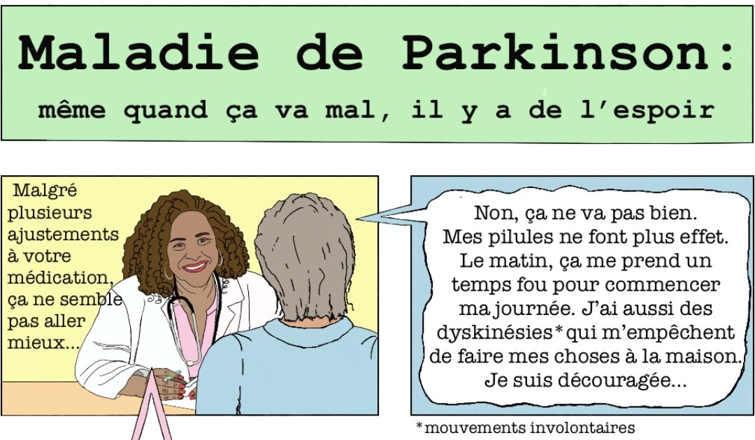 Une BD pour comprendre les traitements contre le Parkinson