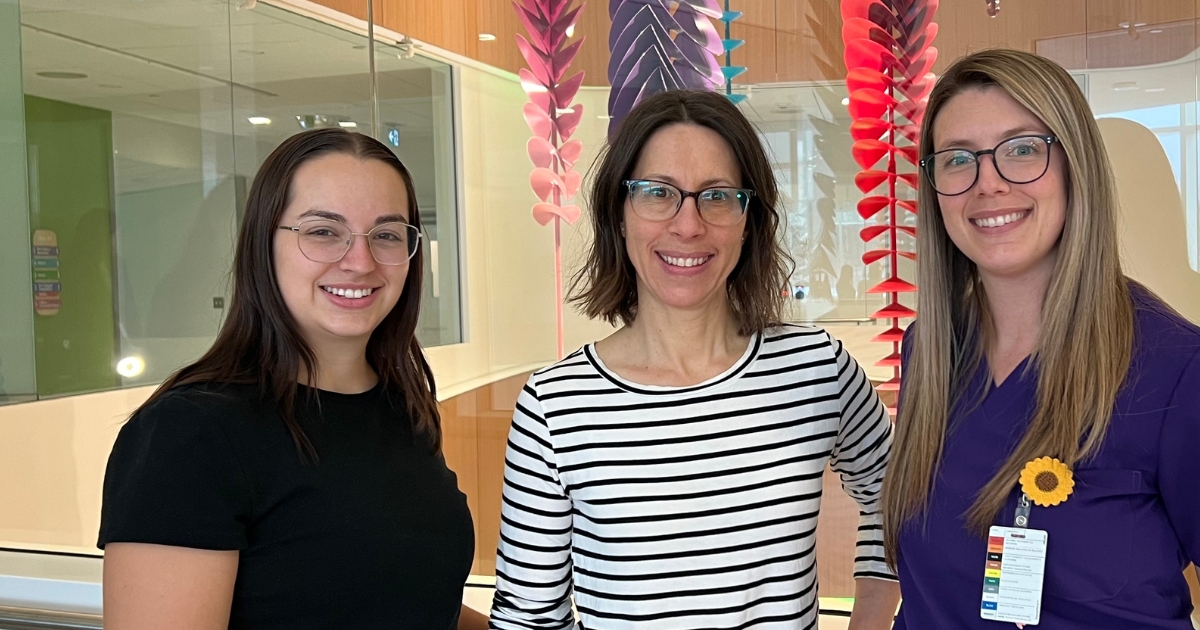 Trois physiothérapeutes de la DPJe explorent les lieux où elles travailleront.