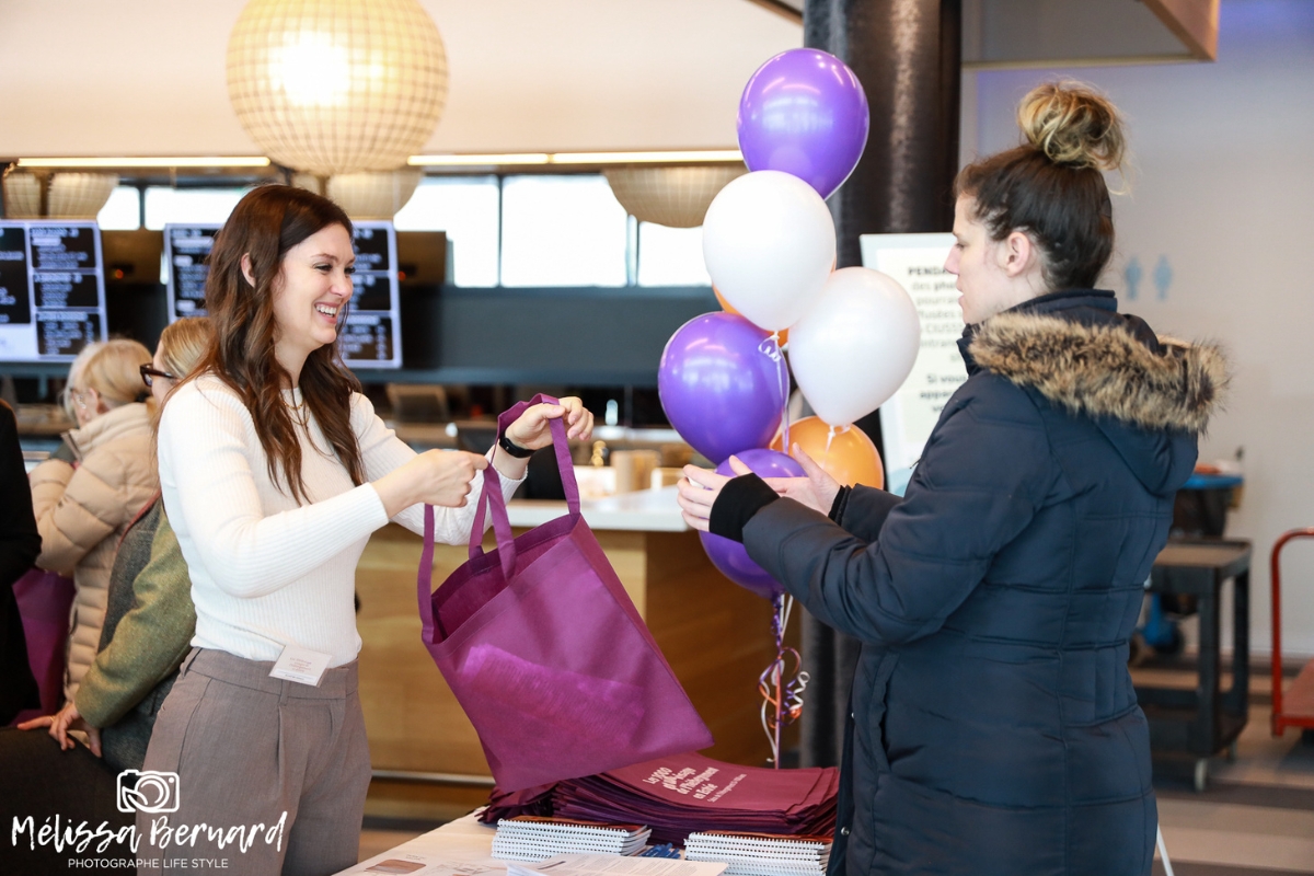 Un accueil chaleureux était offert à chaque personne lors son arrivée.